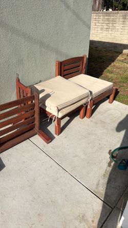 Nordstrom patio furniture with three cushions
