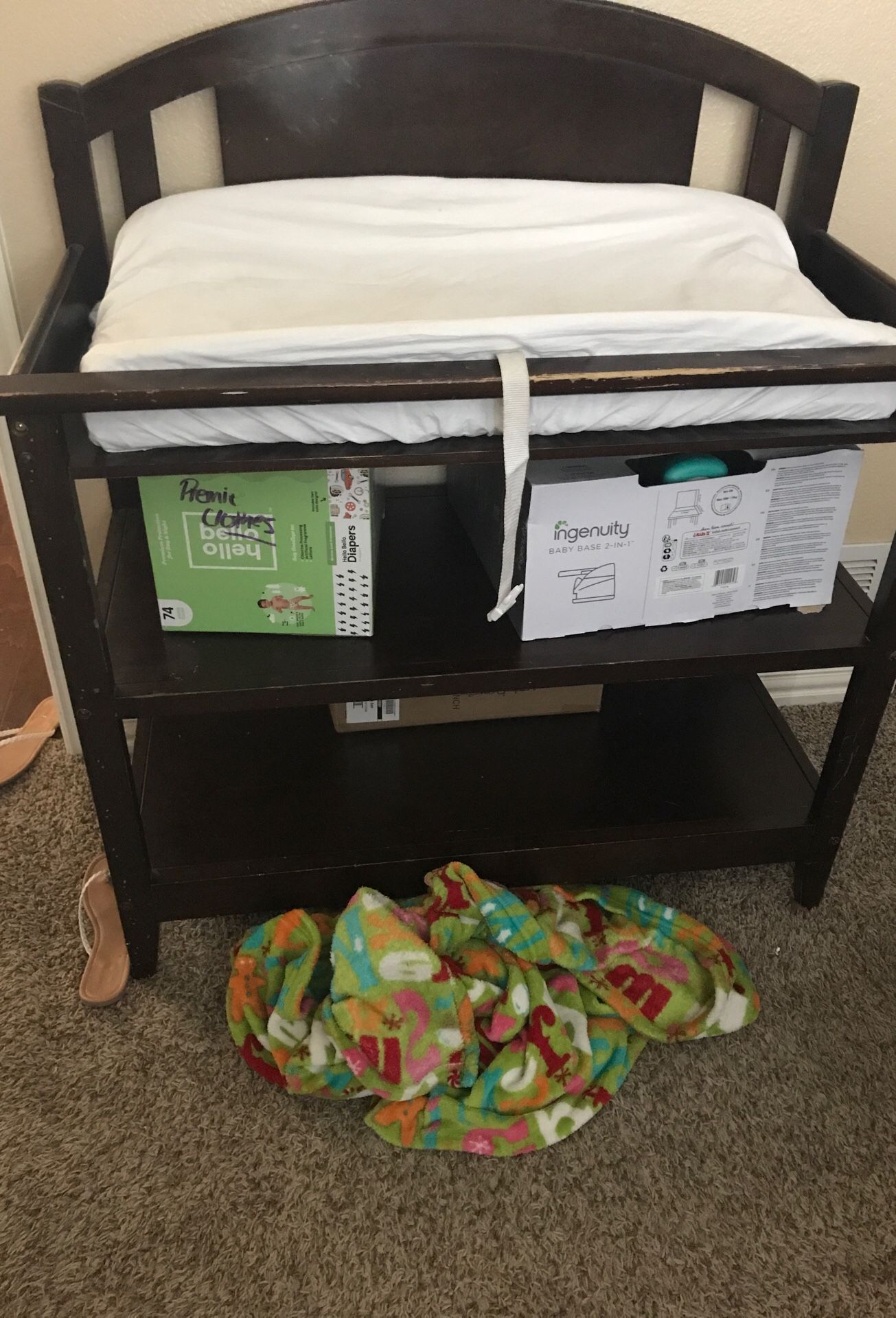 Baby changing table