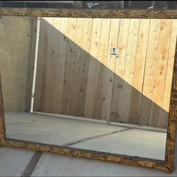 Antique mirror Approx 42.5 w/32.5 t