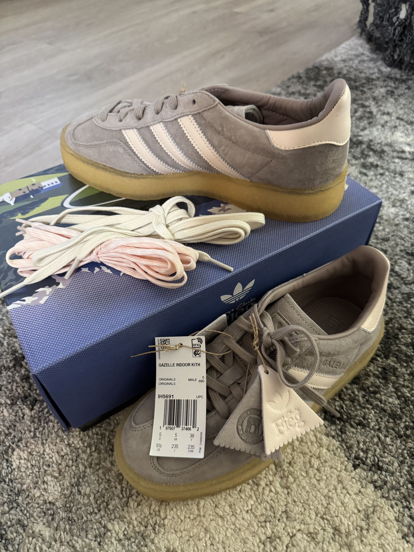 Kith adidas Clarks 8th Street Gazelle Indoor