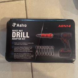 Astro Rivet But Drill Adapter Kit