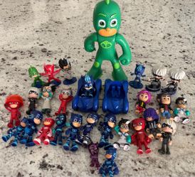 PJ Masks Mega Toy Lot - 28+ Figures & 2 Cat-Cars (Romeo, Night Ninja, Gekko)