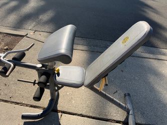 Weights bench and rack