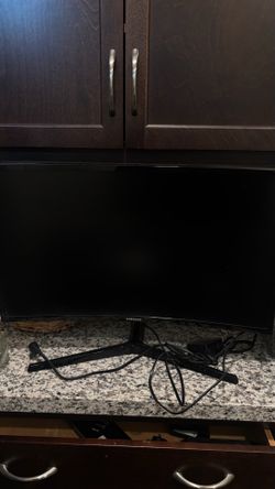 Curved 24in Samsung monitor