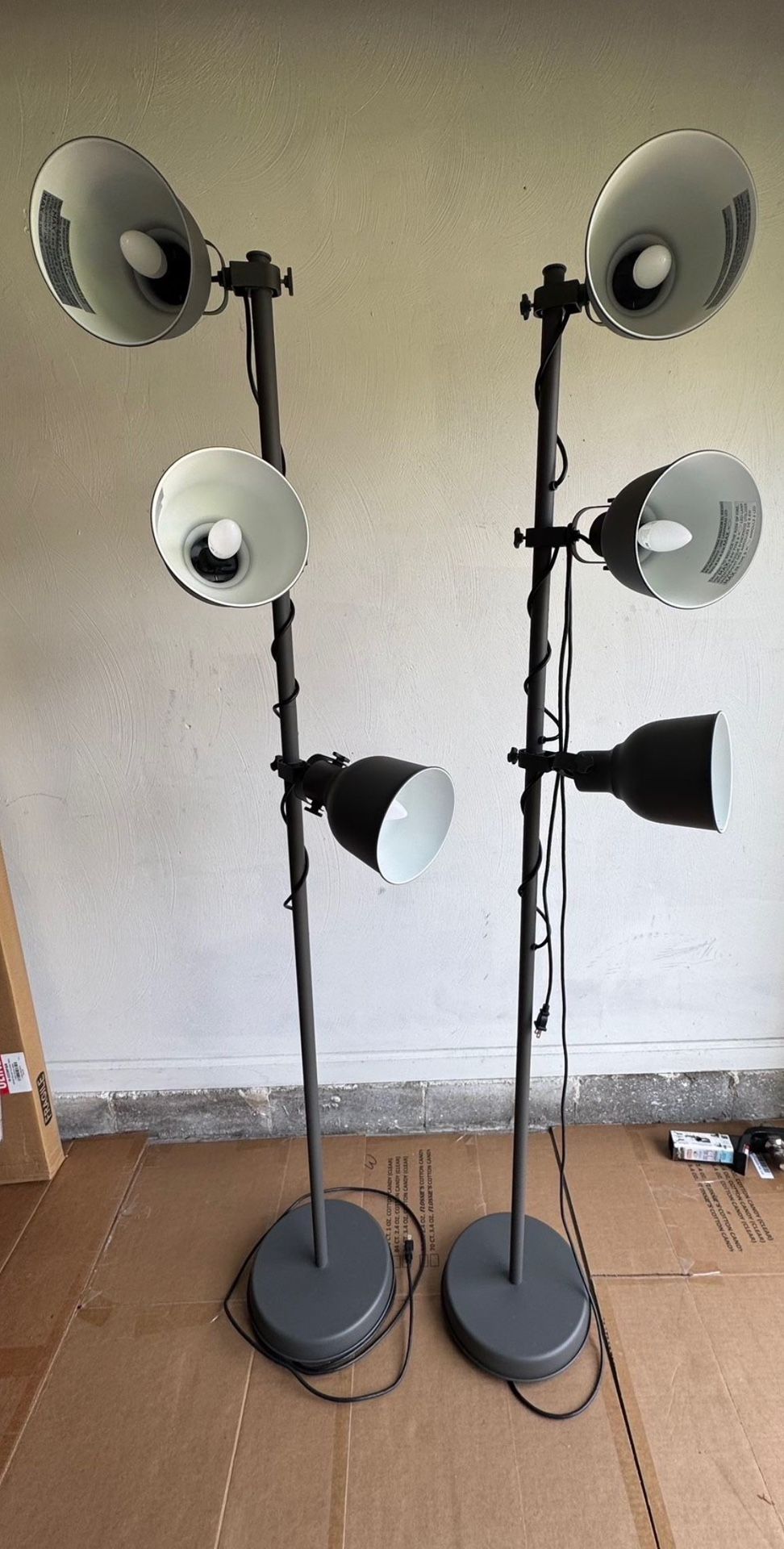 IKEA HEKTAR Floor Lamp – Set of 2