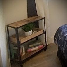 Shelved Table w/ a variety of possibilities!! 