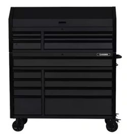 Husky 52" Heavy Duty 15-Drawer Tool Chest Combo - Matte Black