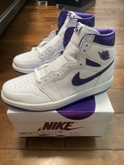 Jordan 1 Court Purple Size 9.5