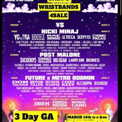TWO 3-DAY GA ROLLING LOUD TICKET