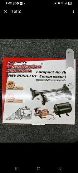 Pipeman Installation Solution Compact Air Horn + Compressor Set

$200
