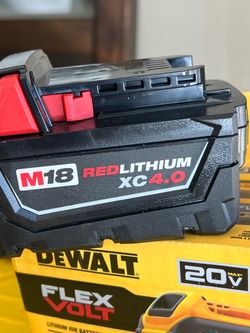 Milwaukee M18 RedLithium XC 4.0 NEW Battery