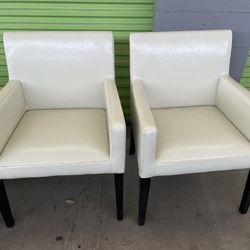 Crate and Barrel Dining Room / Office Chairs ~ Set of Two 