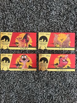 $10 Each-The Lion King 24kt Gold Foil Collector Bills