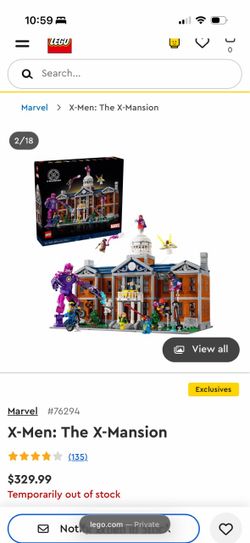 LEGO Marvel X-Men: The X-Mansion #76294 + more sets sold together