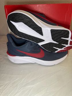 Nike Running Sneakers Navy Blue and Red