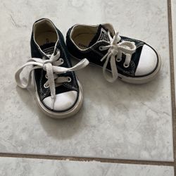 Kids Black Converse 