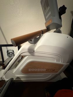 Rowing machine, Pooboo brand, white