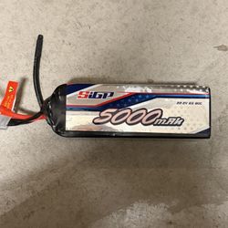 6S Lipo Battery 5000mAh 22.2V 80C 