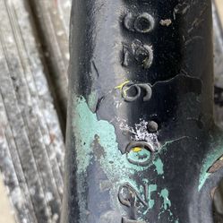 BSA M20 Motorcycle Frame Wheels And Misc Pieces