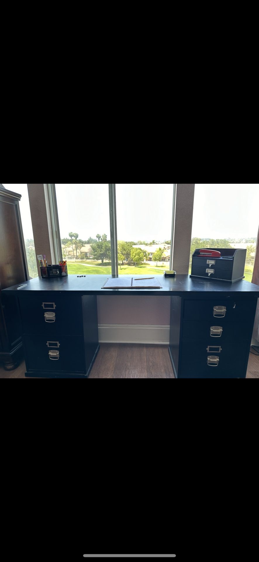 Pottery barn Bedford 6 Drawer Desk