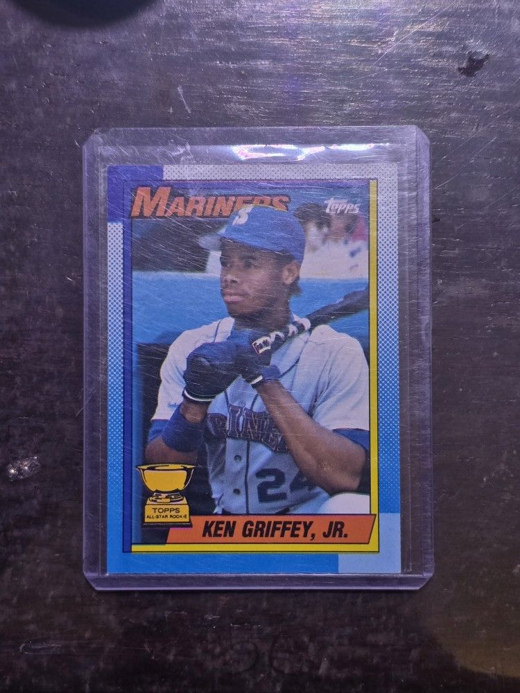 1990 Ken Griffey Jr Topps #336 Rookie BLOODY ELBOW ERROR
