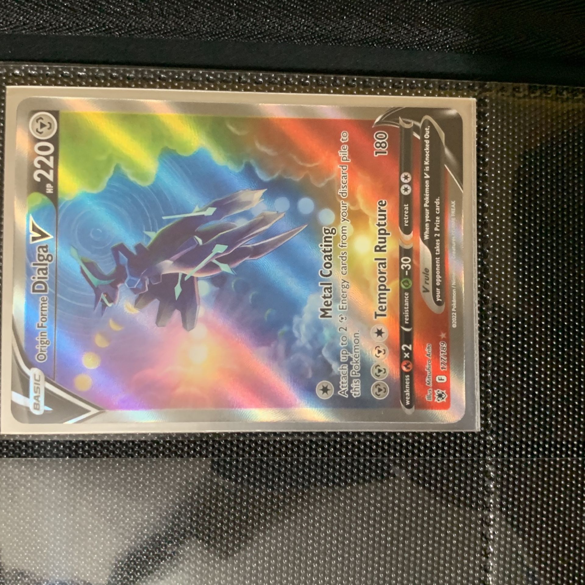 Origin Form Dialga V Alt Art Pokémon
