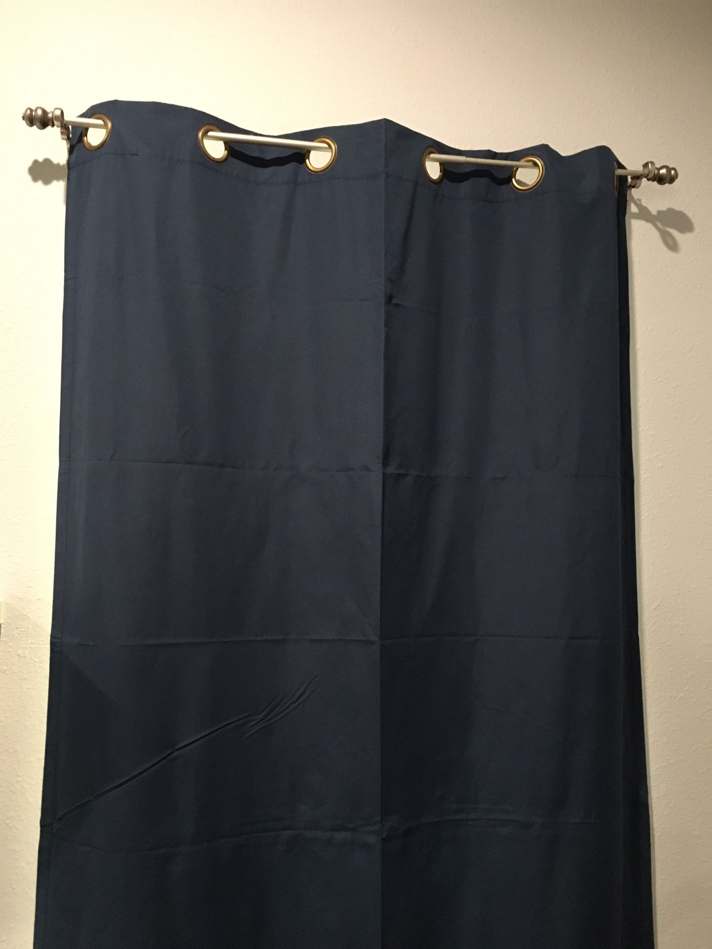 Blue curtains, 1 pair