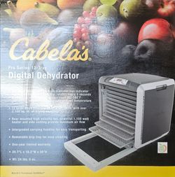 Cabelas pro series 12 tray digital dehydrator
