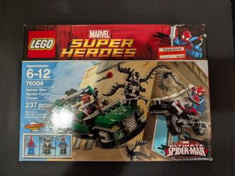 LEGO Marvel Super Heroes 76004 Spider-Man Spider-Cycle Chase New Sealed Retired