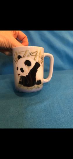 Vintage 1980s Otagiri Japan Panda Bear Coffee Mug by Jacquie Vaux
