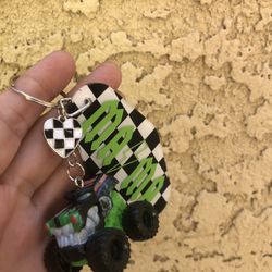 Monster Truck Keychain 