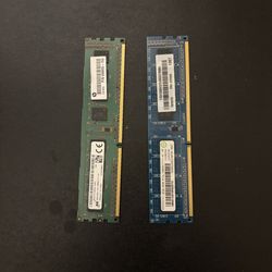 2 4GB DDR3L Laptop RAM Sticks (1600MHz)