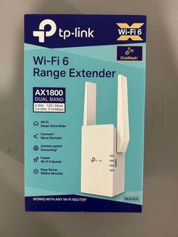 TP-Link AX1800 WiFi 6 Range Extender