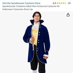 Adult Men Aristocrat Costume for Halloween Costumes Dress Up