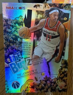 Tre Johnson III NBA Hoops The Buzz Refractor RC