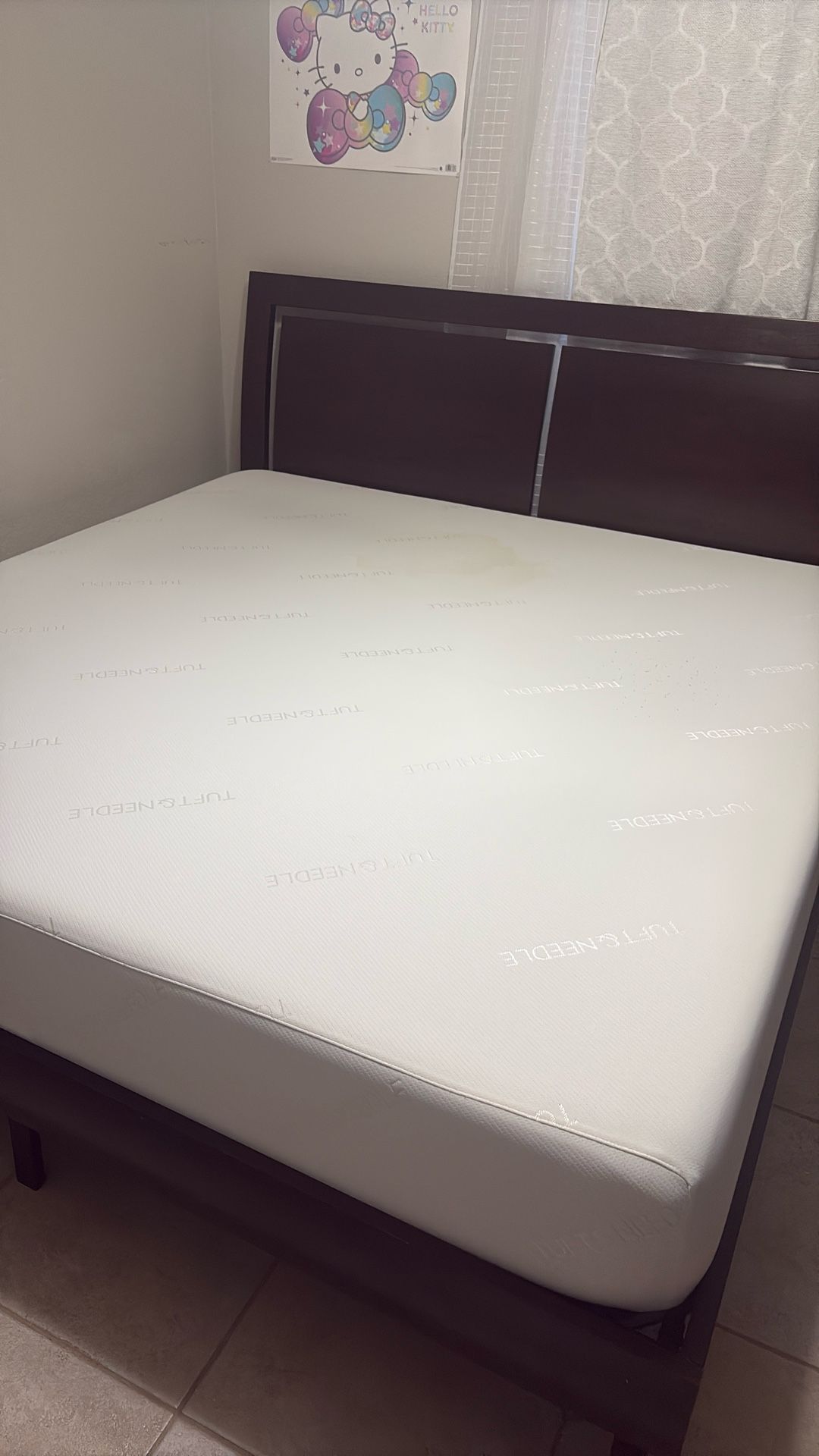 Turf And Needle King Size Mattress. Ready To Trade For California King.