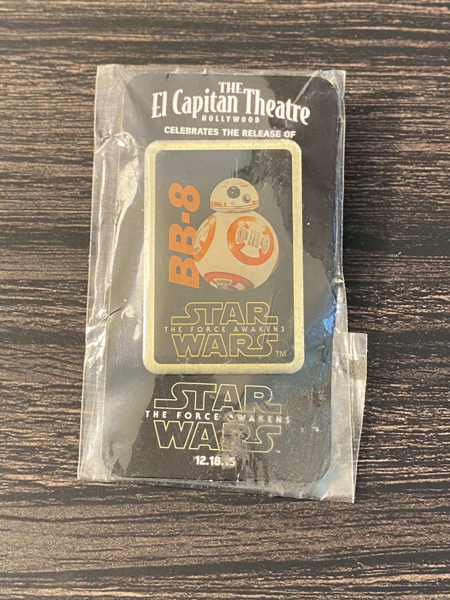 STAR WARS PIN/BB8 2015