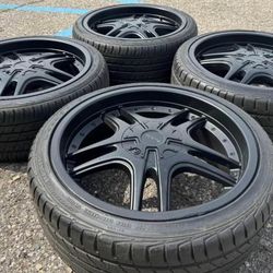 20” DODGE CHEVY FORD WHEELS RIMS TIRES NISSAN TOYOTA CHRYSLER 5-LUG UNIVERSAL