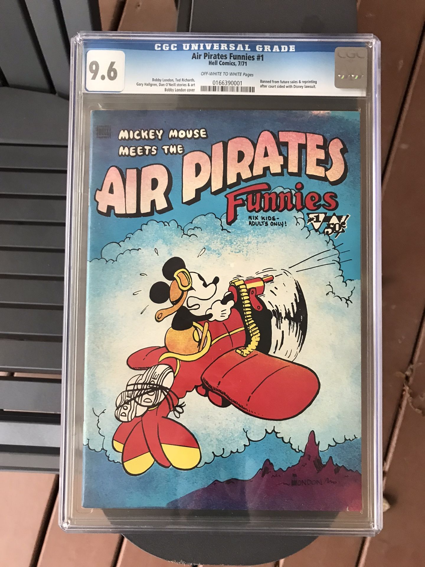 Air Pirates Funnies #1 (1971) CGC 9.6 — Banned From Future Reprints By Disney