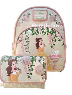 Beauty and the Beast Belle Backpack Set