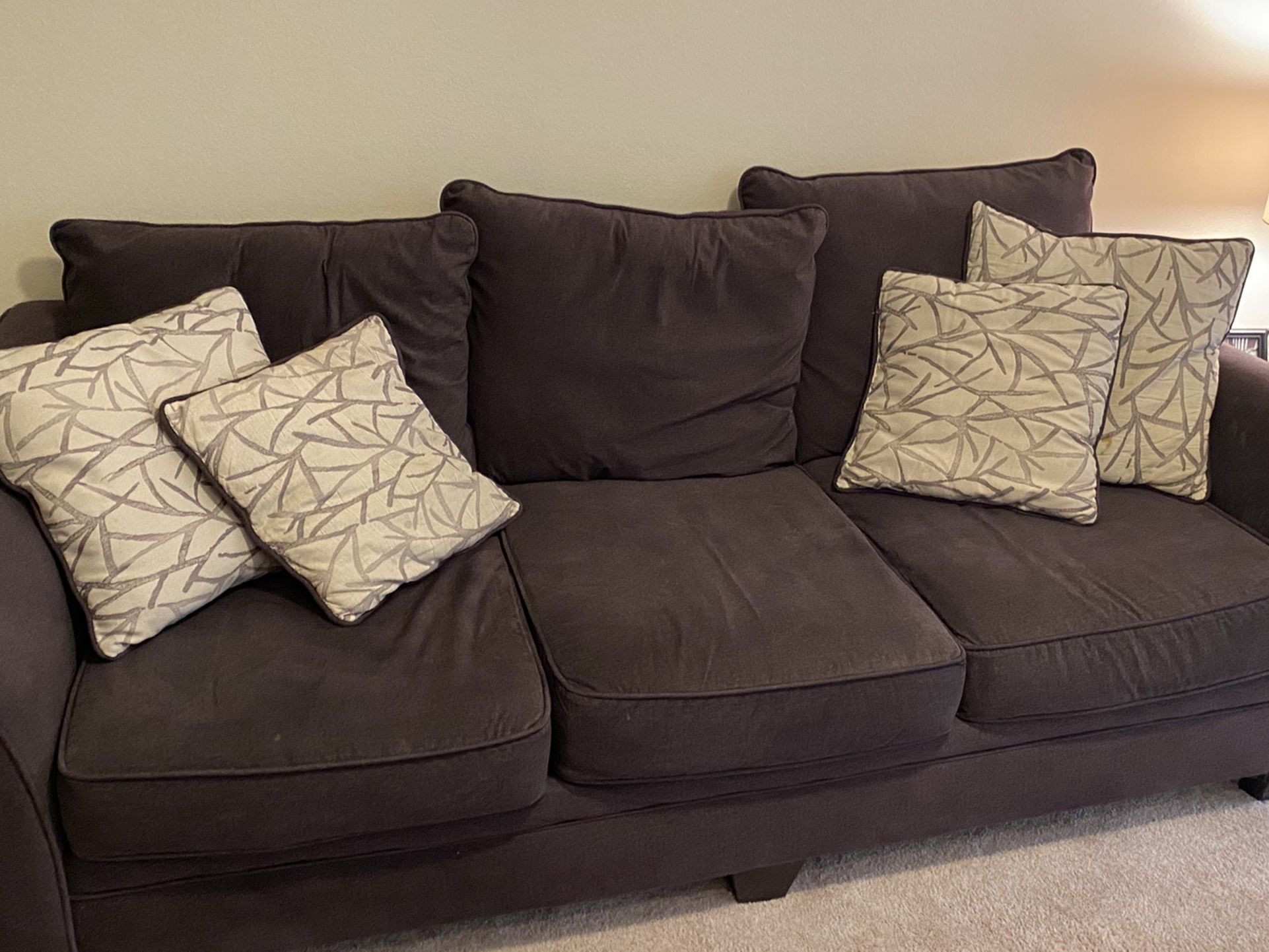 Couch With pillows