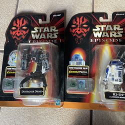 New Sealed “Star Wars” Collectibles (Figure) DestroyerDroid/ R2-D2