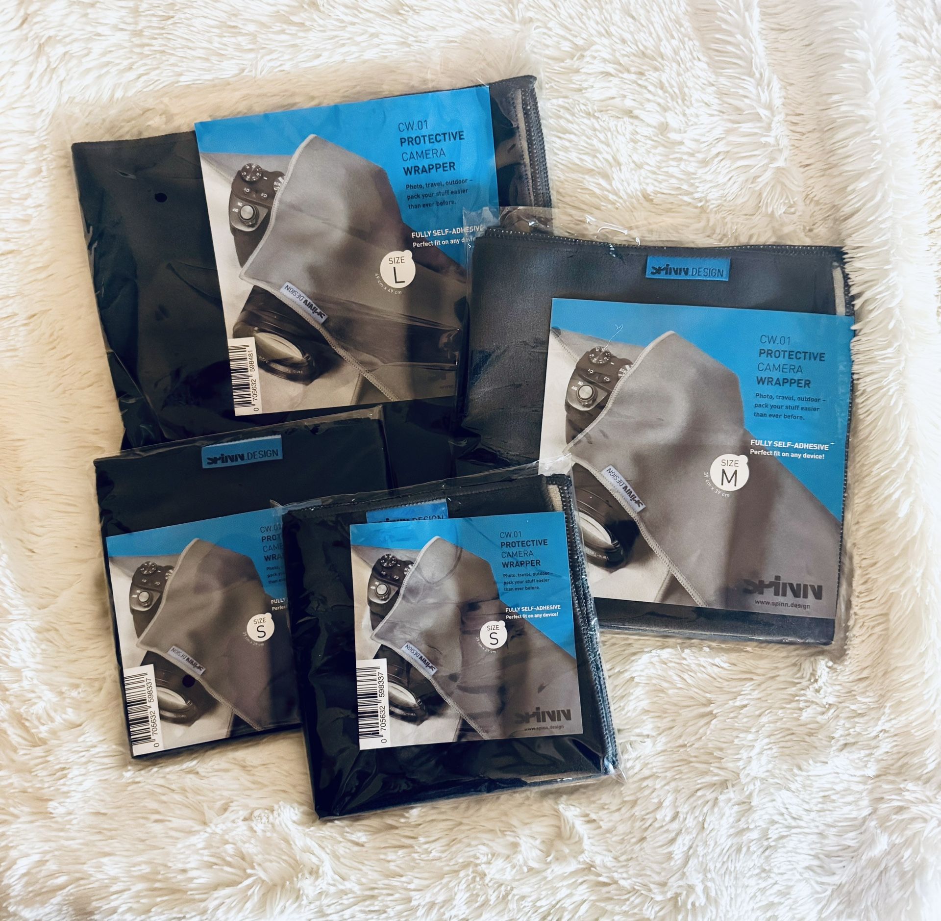 ๐ธ SPINN Design CW.01 Protective Camera Wrappers โ Set of 4