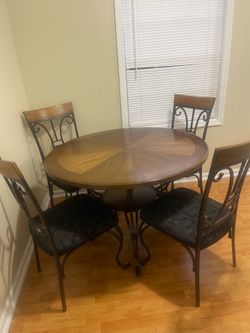Juego de comedor de 4 sillas