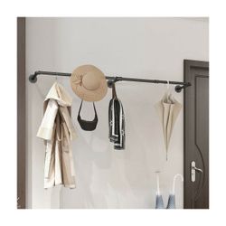 Kusilvak 70.8'' Metal Industrial Pipe Clothing Rack $15