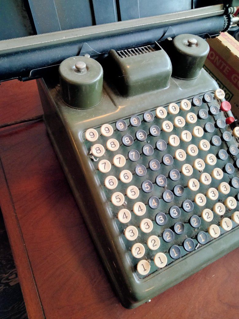 Vintage Calculator, Decor, Collectible