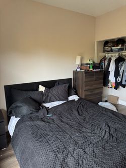 Malm bed ikea -Queen