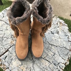 Sam Edelman Suede Minx Lined Boot 6 