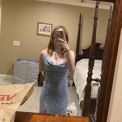 Formal Baby Blue Dress 