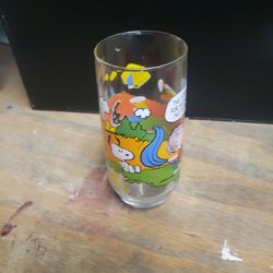 Charlie Brown Camp Snoopy Collection glass


